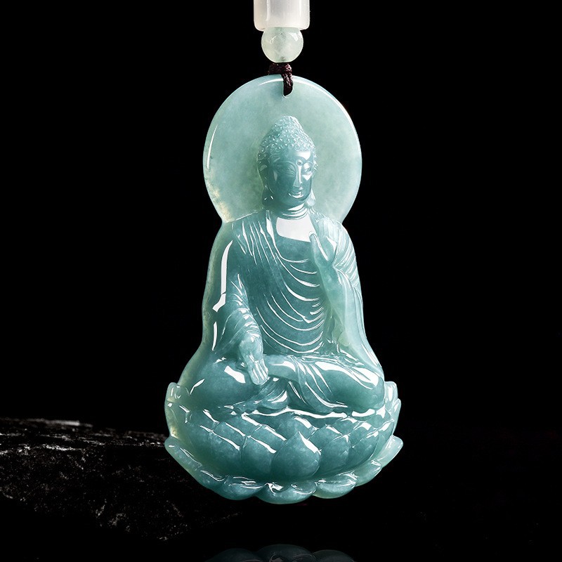 Accessories Woman - Collana con Pendente Buddha in Giadeite