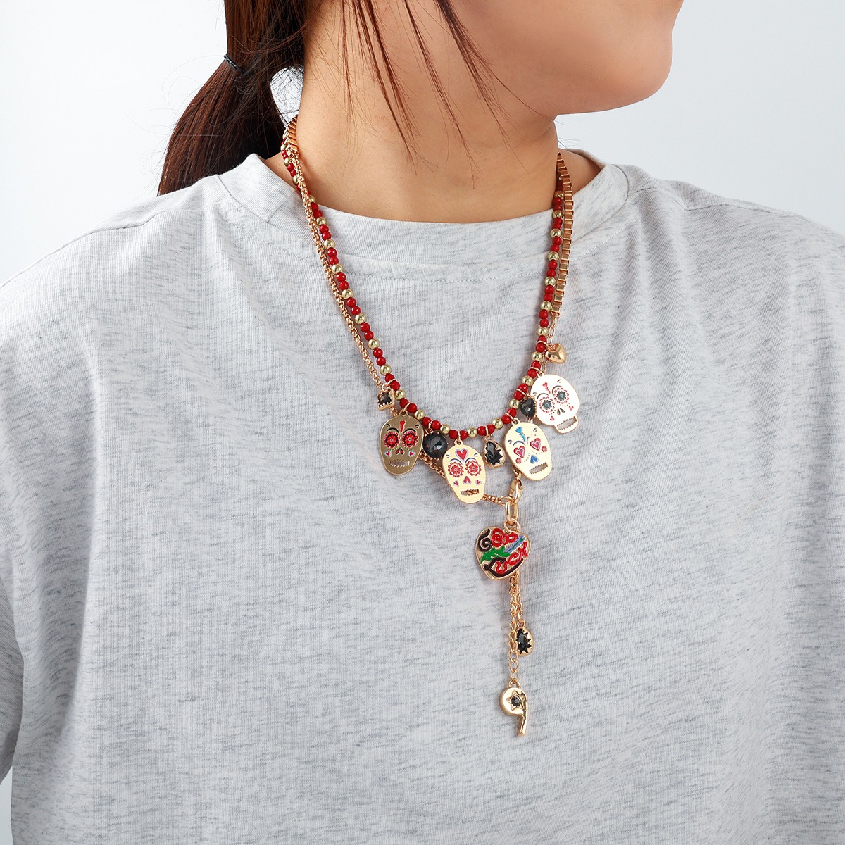Coin Necklace Delicate - Collana con Ciondolo a Moneta Sole