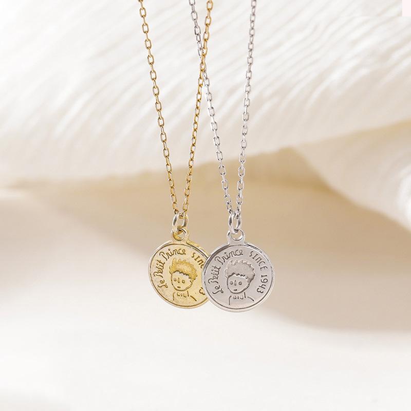 Coin Necklace Delicate - Collana in Argento Sterling S925 con