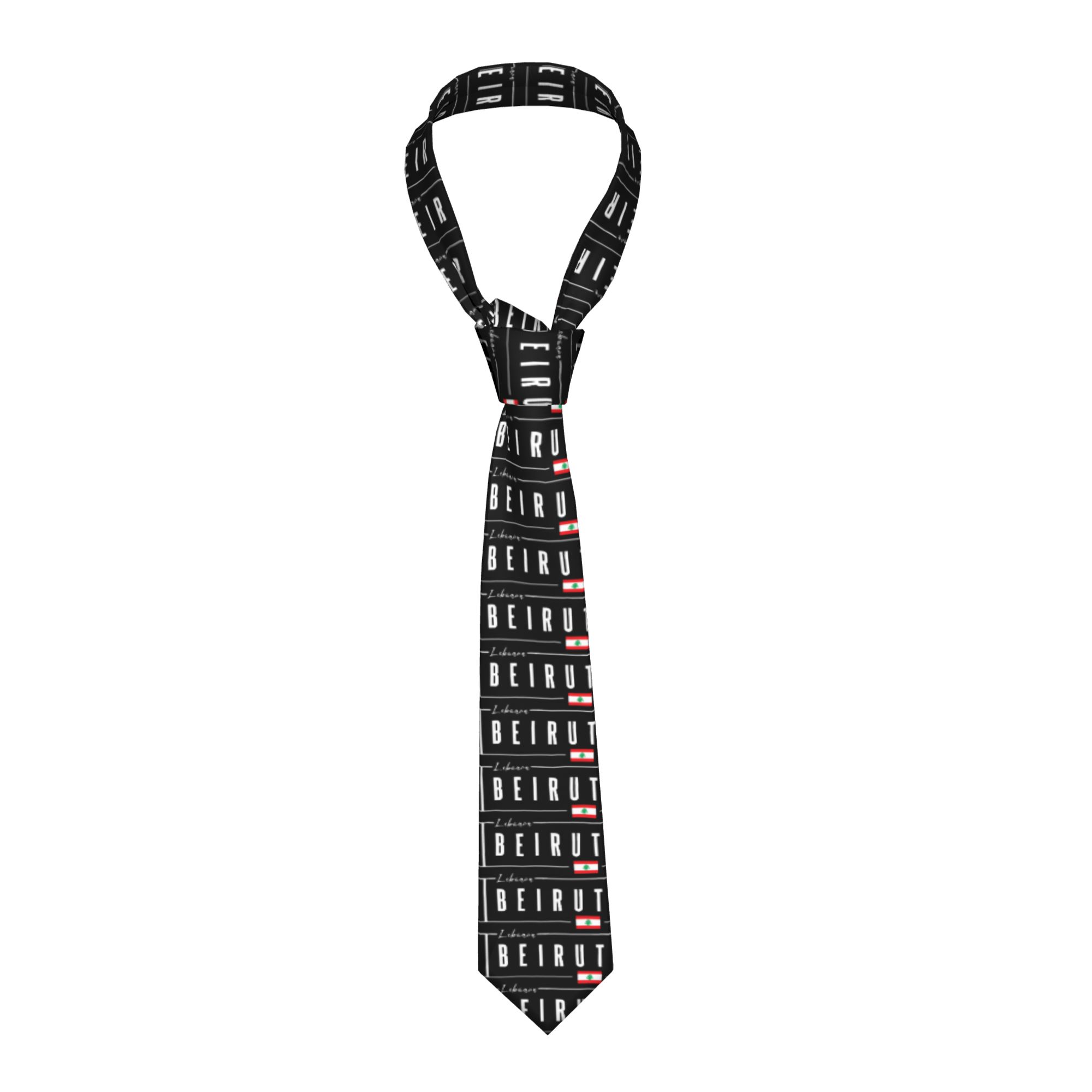Women Accessories Lebanon - Cravatta con Bandiera di Beirut, Libano,