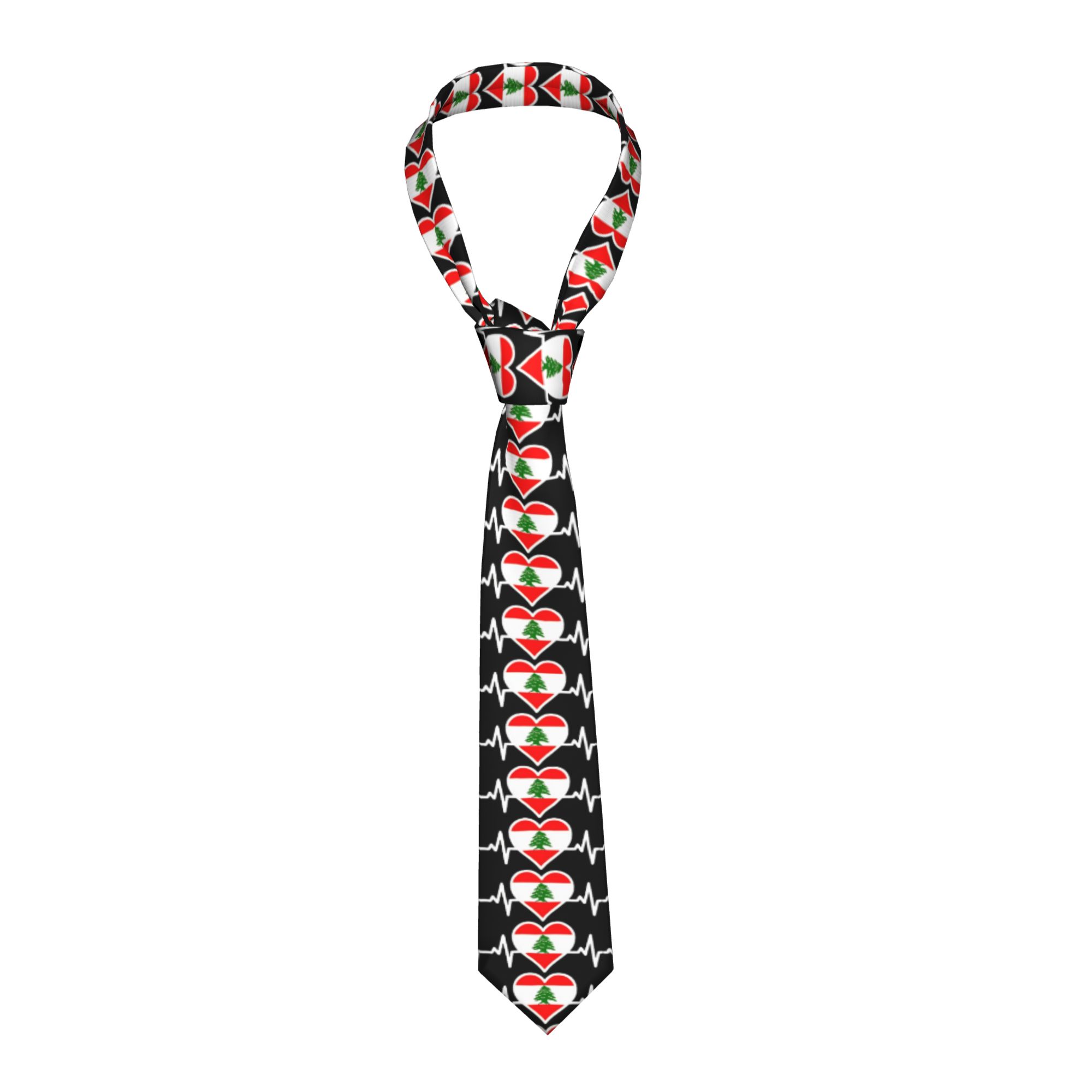 Women Accessories Lebanon - Cravatta con Bandiera del Libano, Regalo