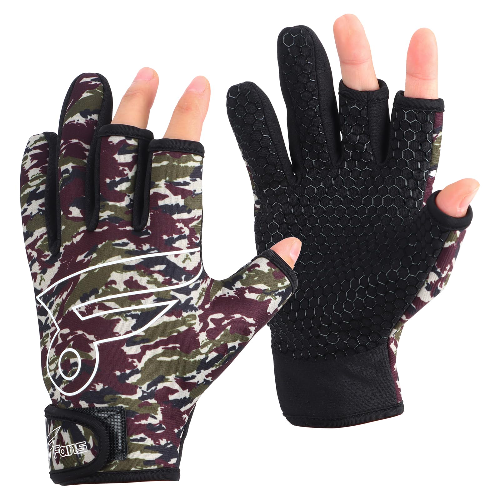 Women'S Kayak Accessories - Guanti da pesca con 8 ventole