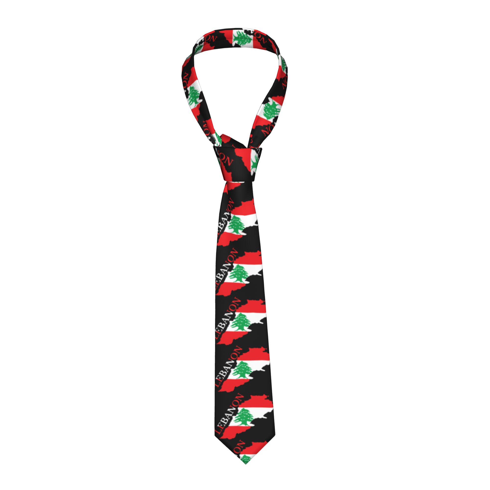 Women Accessories Lebanon - Cravatta con Bandiera e Mappa del