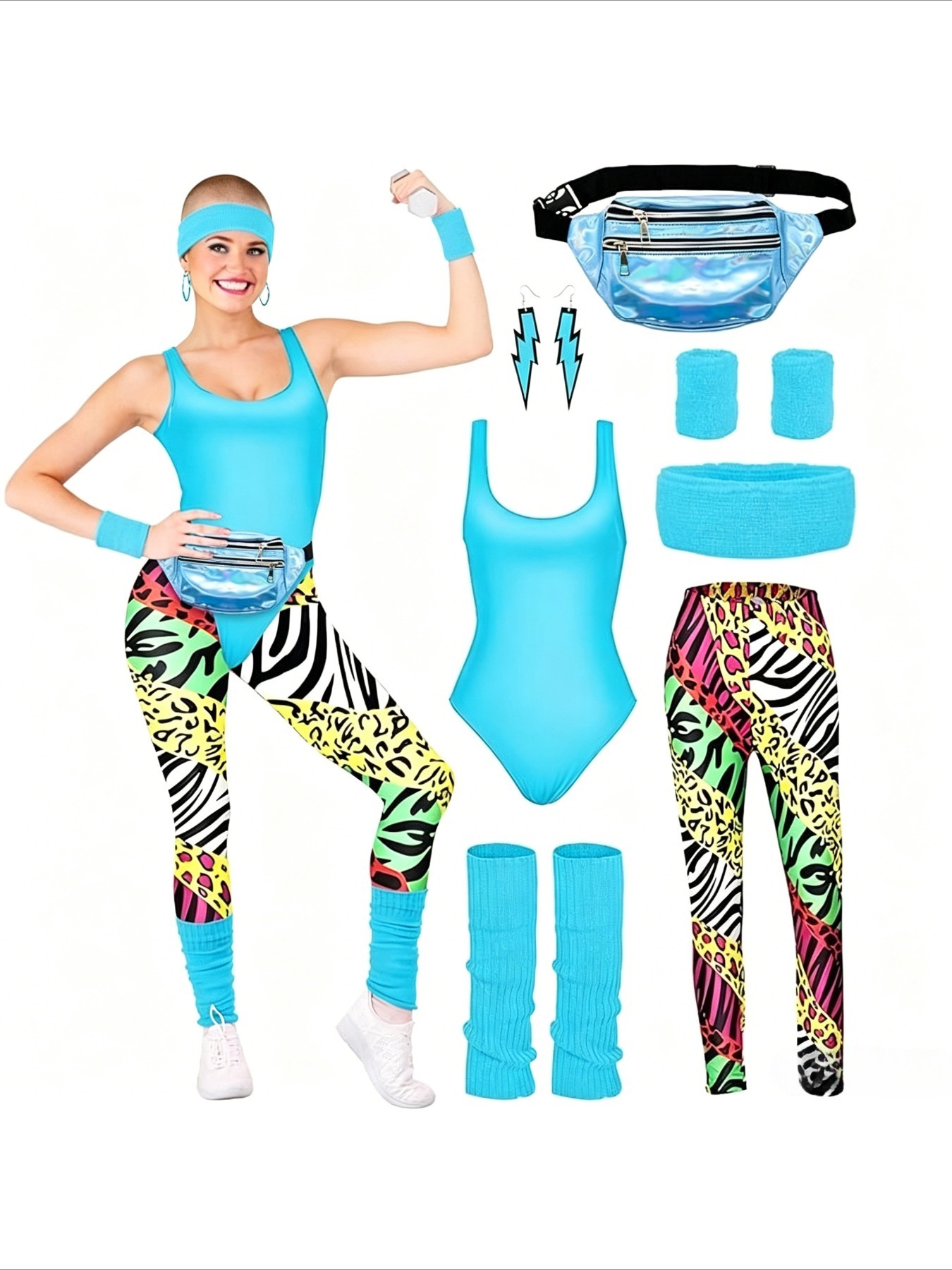 Costumi da Discoteca Anni '80  - Women'S Accessories In The 80S recensione e prezzo