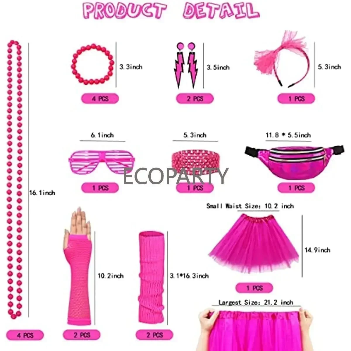 Accessori per Costumi Anni '80 - Women'S Accessories In The 80S recensione e prezzo