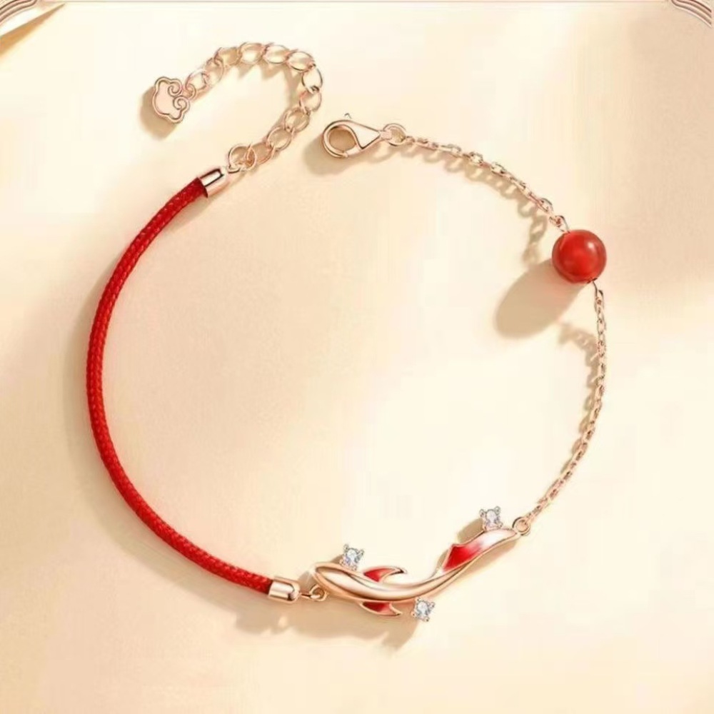 Elegante Braccialetto Rosso co - Women Accessories Meaning recensione e prezzo