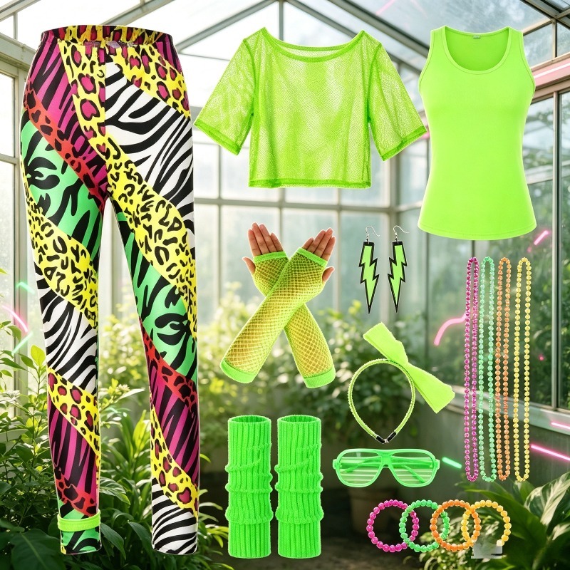 Costume da Ballo Disco Retrò A - Women'S Accessories In The 80S recensione e prezzo