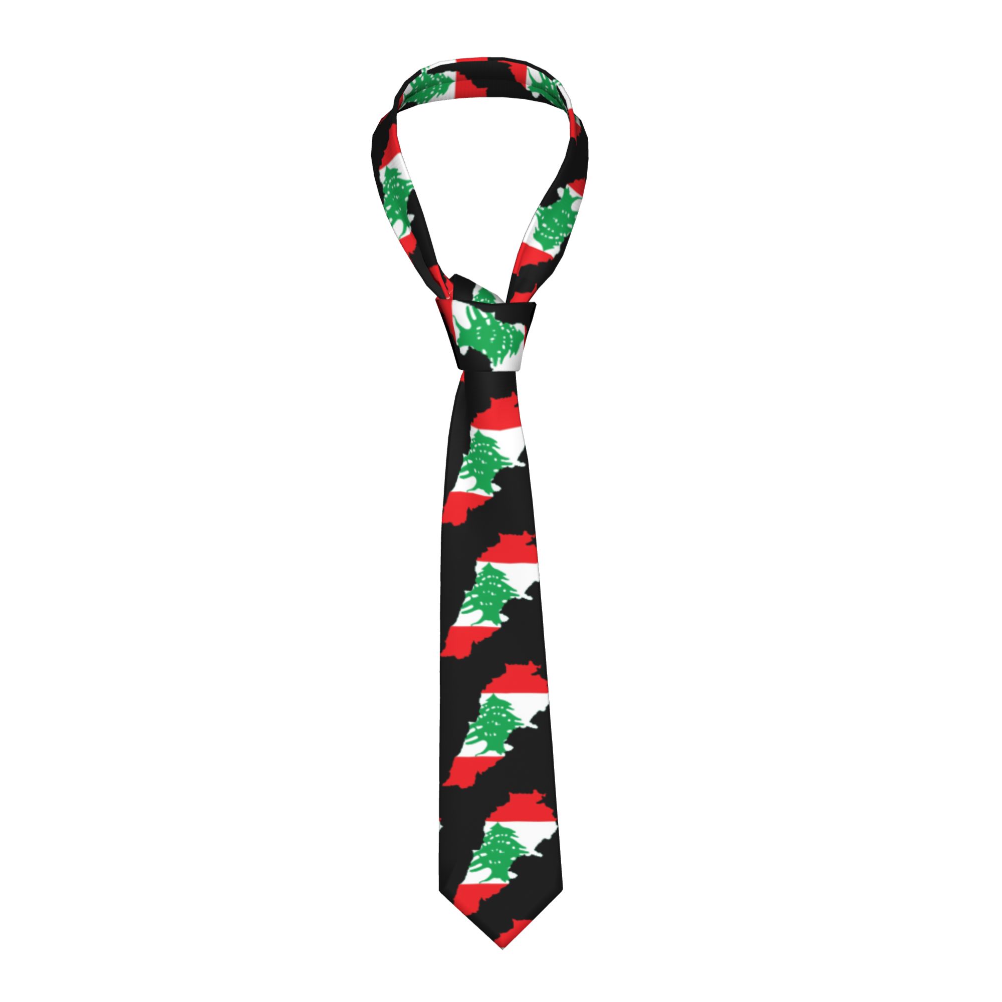 Cravatta con Bandiera e Mappa  - Women Accessories Lebanon recensione e prezzo