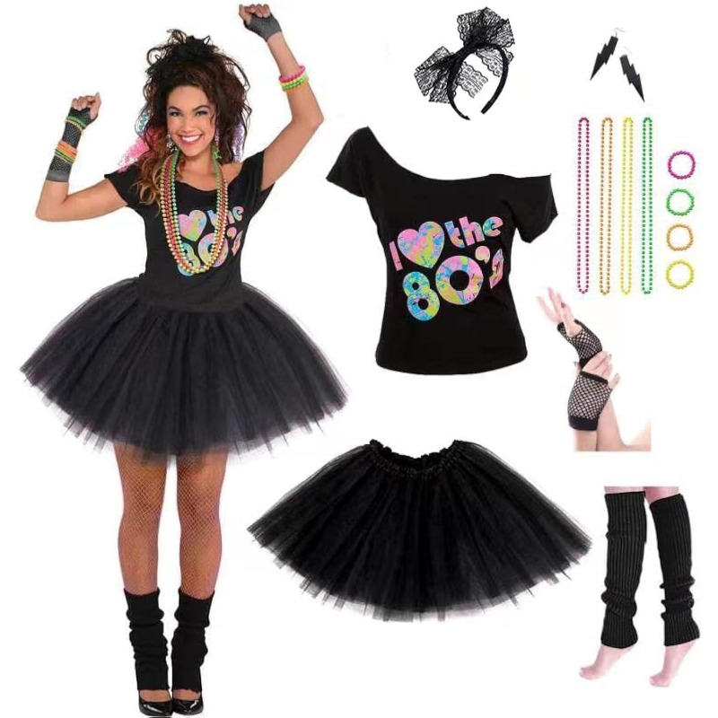 Costumi Anni '80 per Donna con - Women'S Accessories In The 80S recensione e prezzo