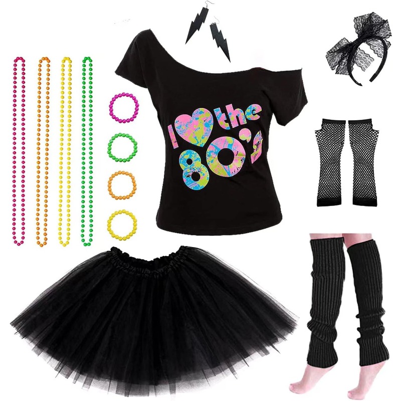 Costumi Anni '80 per Donna con - Women'S Accessories In The 80S recensione e prezzo