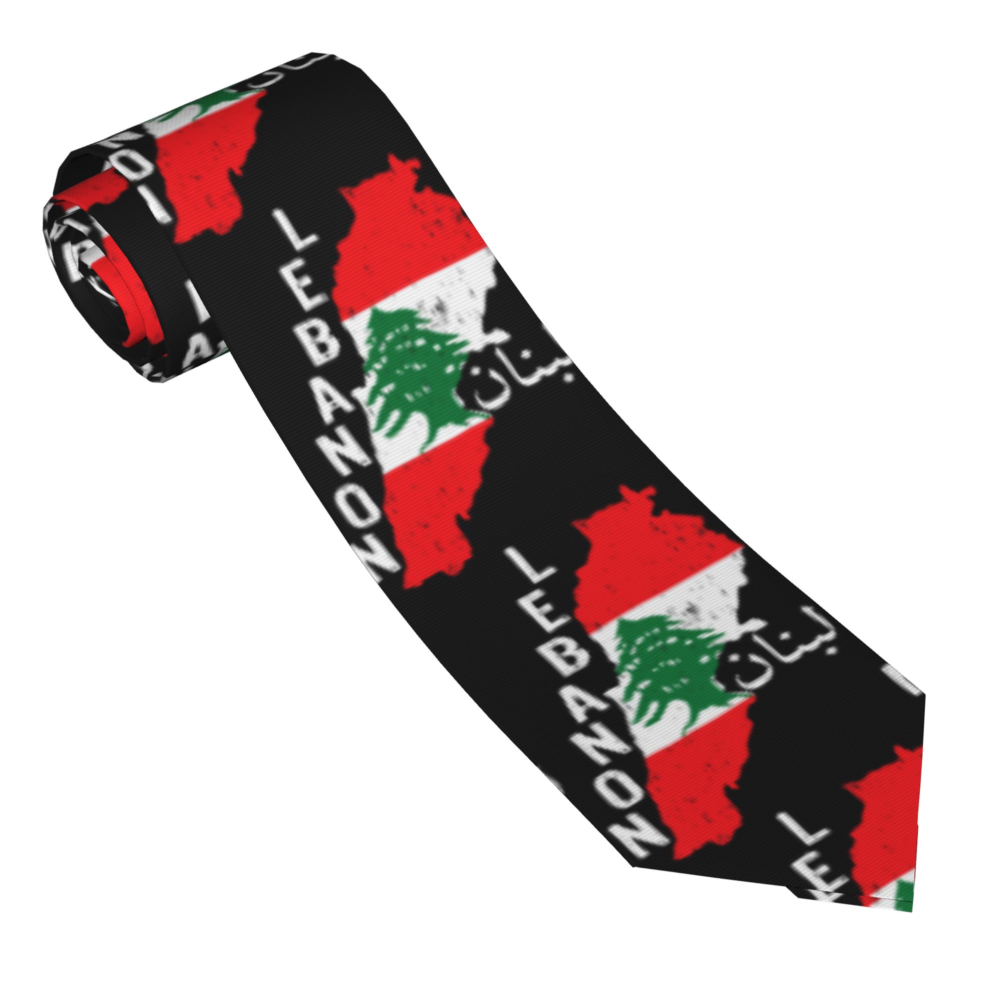 Cravatta con Bandiera e Mappa  - Women Accessories Lebanon recensione e prezzo