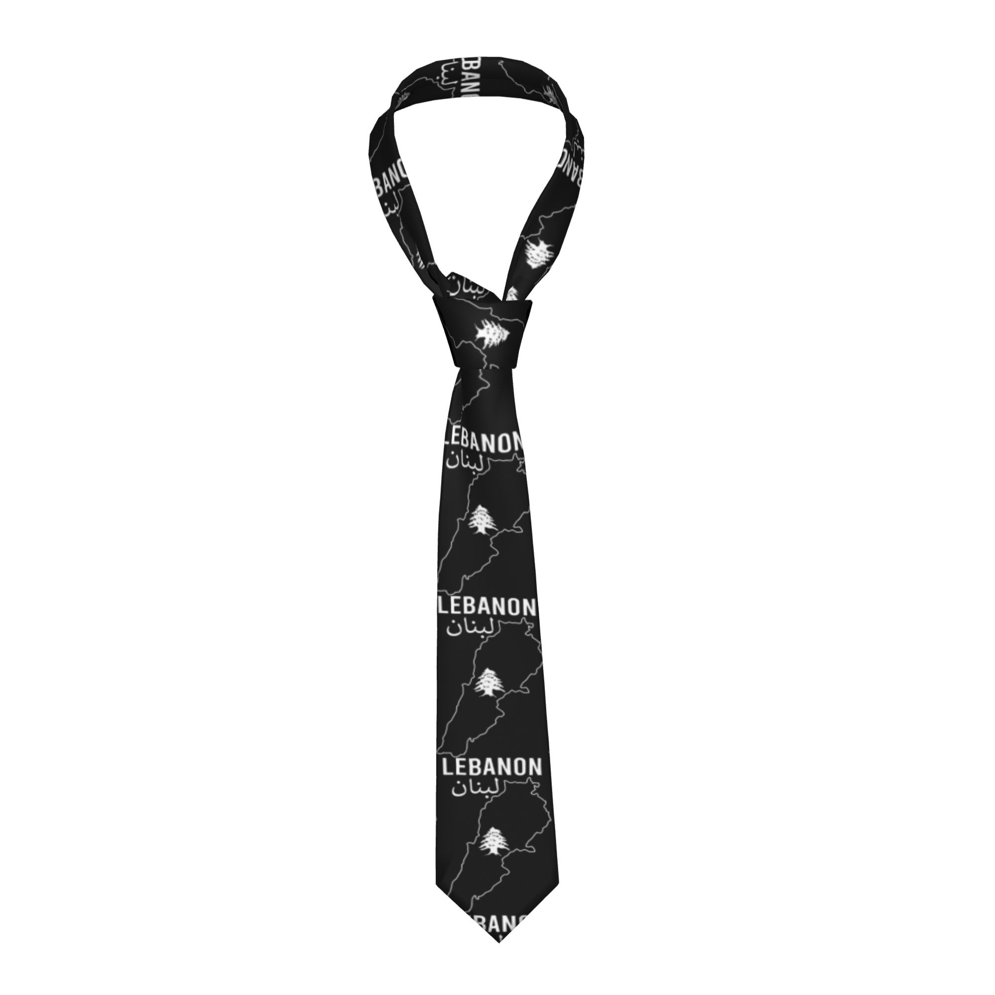 Cravatta con Bandiera e Mappa  - Women Accessories Lebanon recensione e prezzo