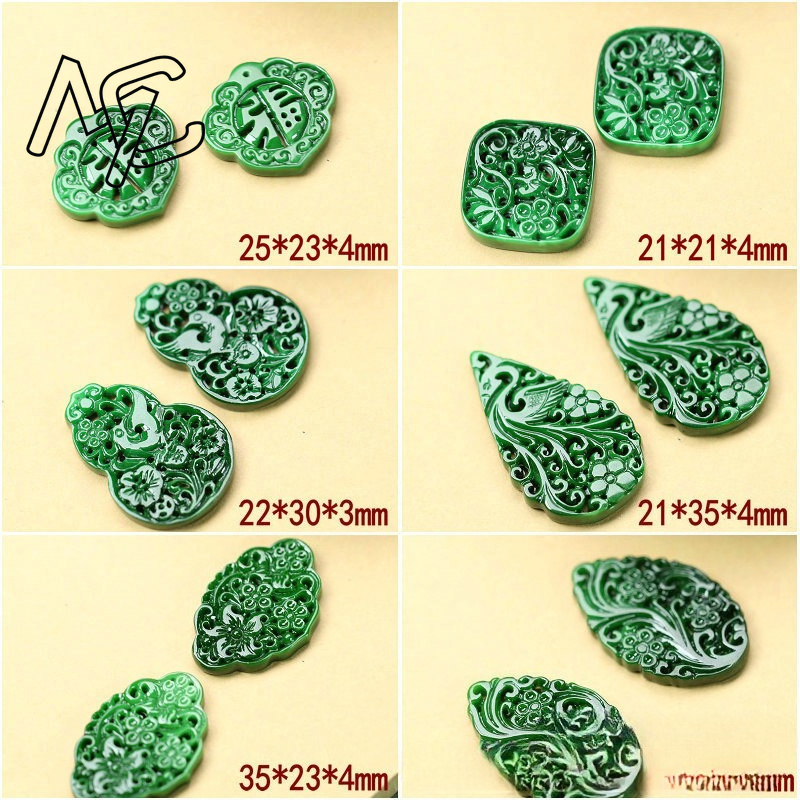 2 Pezzi DIY Smeraldo Verde Nat - Accessories Woman recensione e prezzo