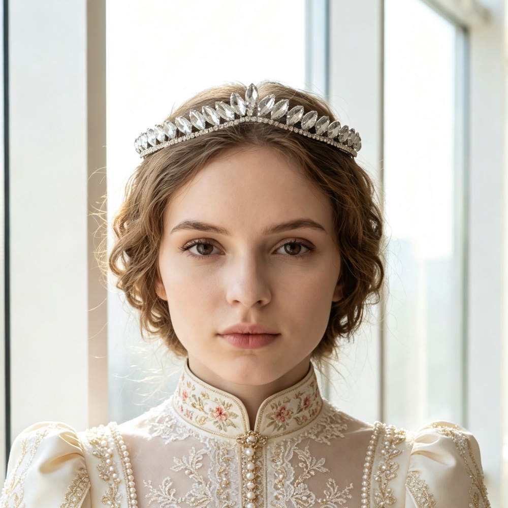 Tiare minimaliste in cristallo - Women'S Wedding Accessories recensione e prezzo