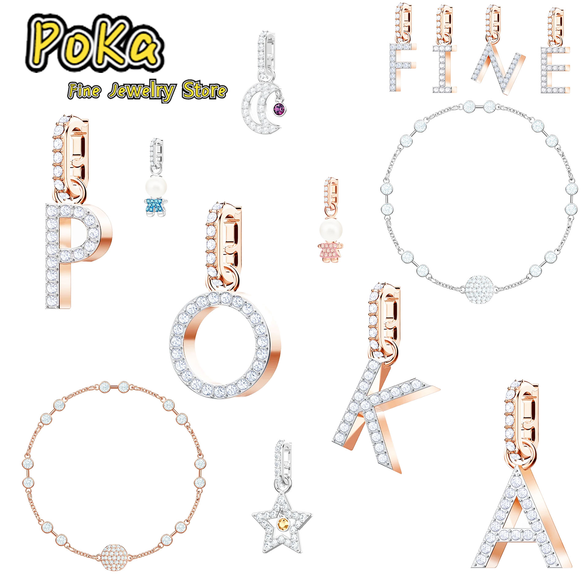 Ciondoli con Lettere, Gioielli - Women Accessories Meaning recensione e prezzo